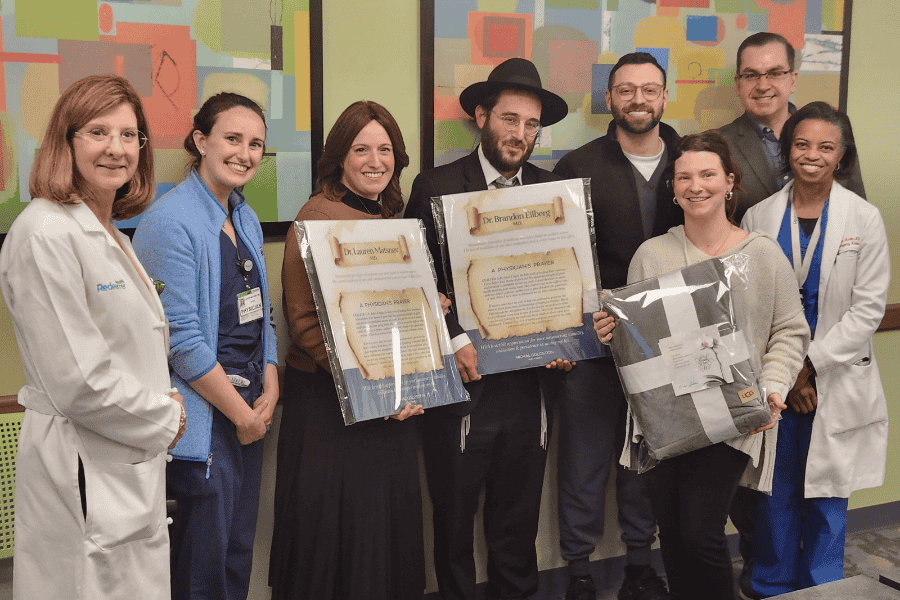Grateful Patient Returns to Holy Redeemer Hospital to Show Appreciation
